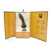 Shunga SANYA G-spot vibrator zwart in luxe verpakking met dubbele stimulatiefunctie