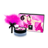 Shunga Kissable Body Powder Framboos 75 gr in roze set met zachte borstel voor zoete kusbare huid en intimiteit
