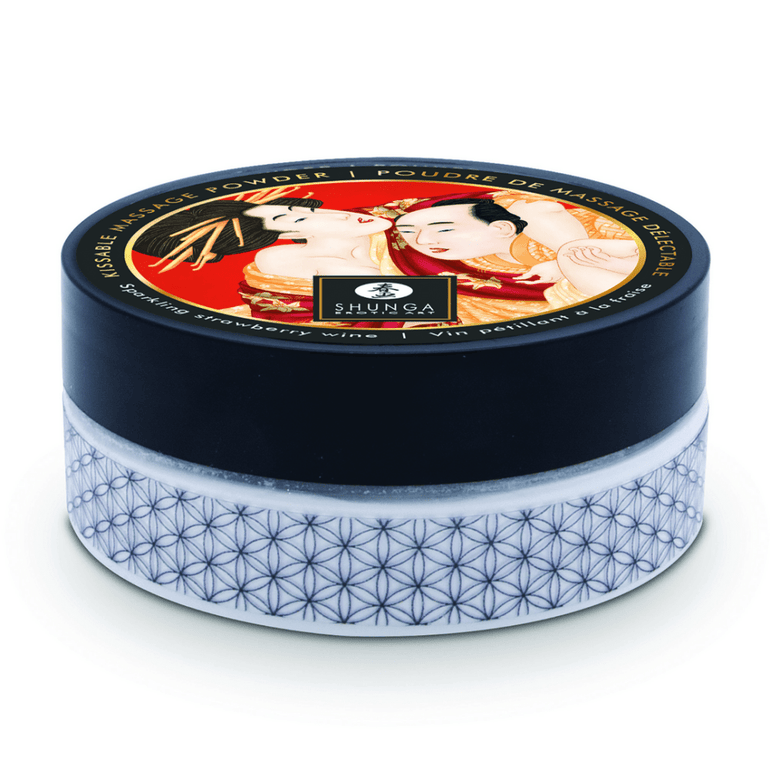 Shunga Kissable Body Powder Sparkling Strawberry Wine 75g | Sinnliche Massage