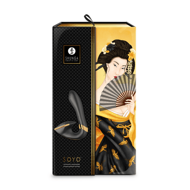 Shunga SOYO™ G-Punkt-Vibrator mit doppelter Stimulation | Schwarz