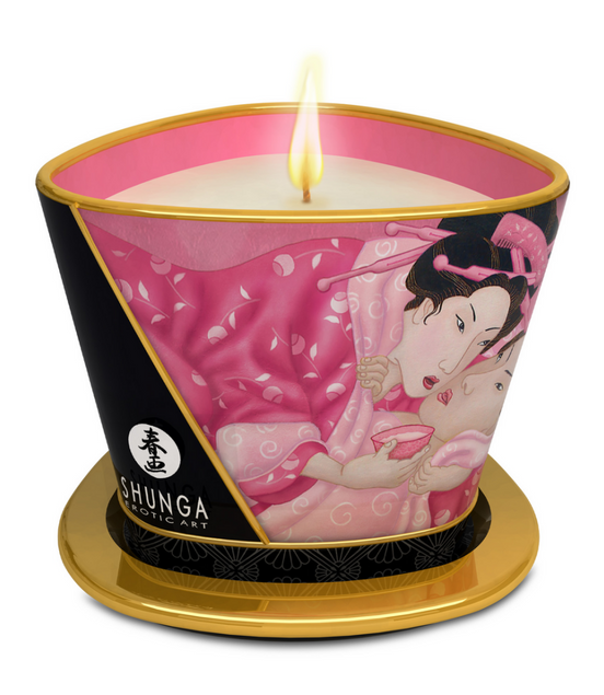 Shunga Massagekerze Rosen 170 ml | Luxuriöse Pflege &amp; Ambiente
