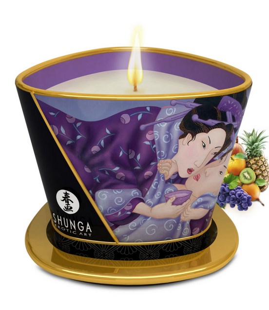 Shunga Massagekerze Exotische Früchte 170 ml | Sinnliche Pflege