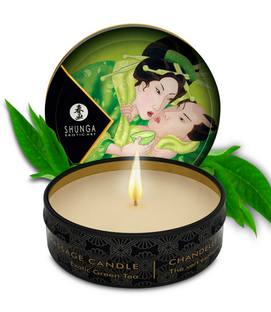 Mini Massage Candle - Exotic Green Tea - 1 oz / 30 ml