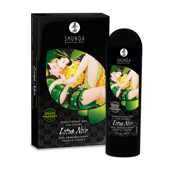 Shunga Lotus Noir Sensitizing Gel 60 ml | Water-based &amp; natural