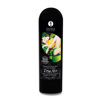 Shunga Lotus Noir Sensitizing Gel 60 ml | Wasserbasiert &amp; natürlich