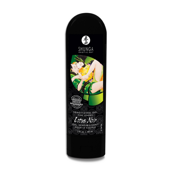 Shunga Lotus Noir Sensitizing Gel 60 ml | Water-based &amp; natural