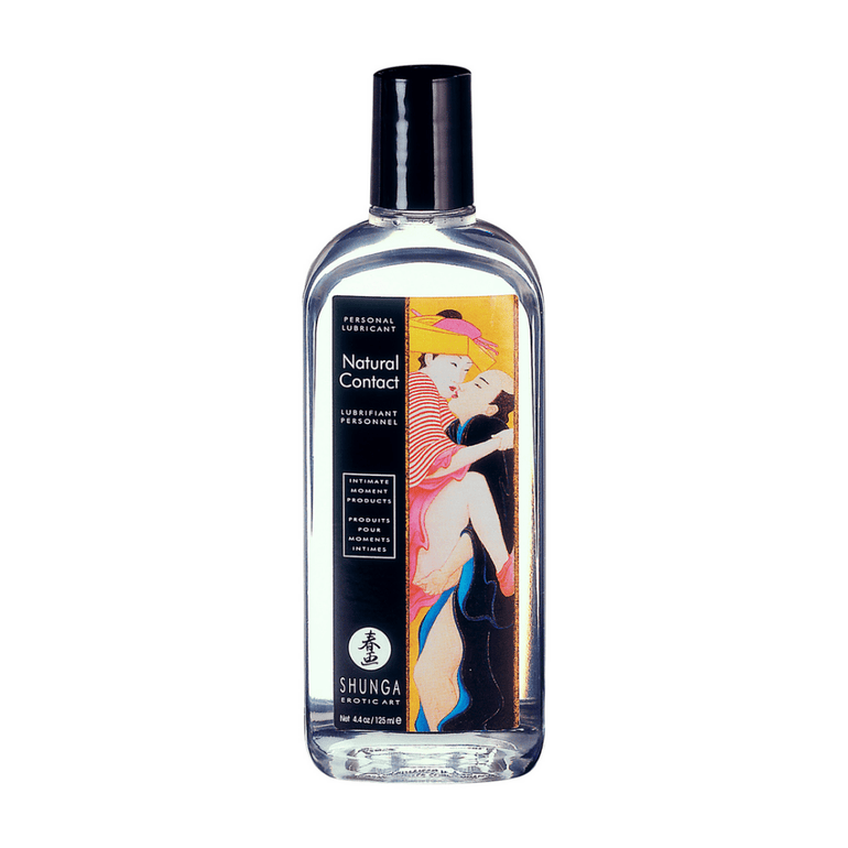 Shunga Natural Contact glijmiddel 125 ml | natuurlijk waterbasis latexvriendelijk
