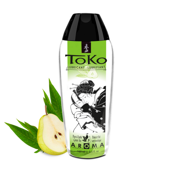 Shunga Toko Aroma-Gleitmittel Birne und Grüner Tee 165 ml | Auf Wasserbasis