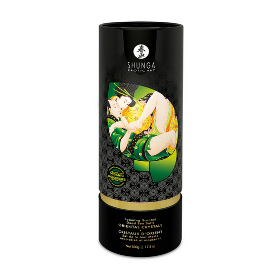 Shunga Orientalisches Kristallbadesalz Lotusblüte 500 gr | Luxus Wellness