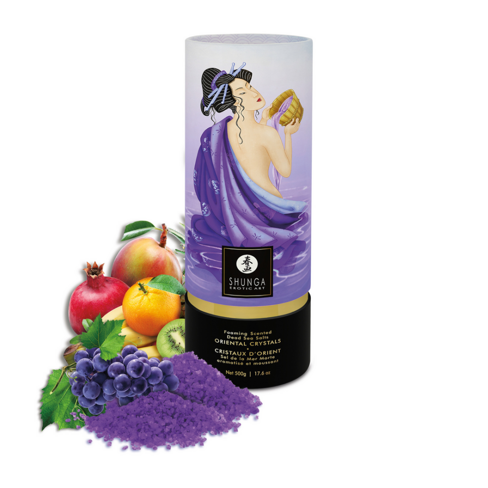 Shunga Oriental Crystals Badesalz exotische Früchte 500 gr