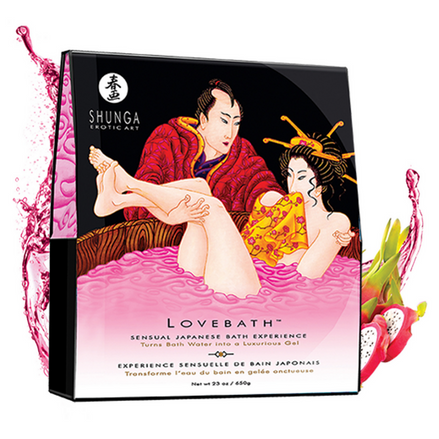 Shunga Lovebath Dragon Fruit | 575 gr luxe badervaring