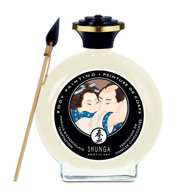 Shunga Body Paint Vanille &amp; Schokolade | Essbare Körperfarbe 100 ml