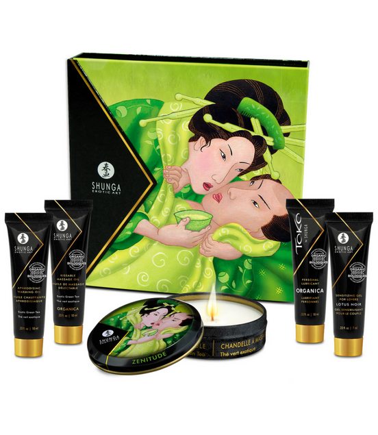 Shunga Geisha's Secret Kit Organica | Luxuriöses Pflegeset in Reisegröße