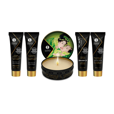 Shunga Geisha's Secret Kit Organica | Luxuriöses Pflegeset in Reisegröße
