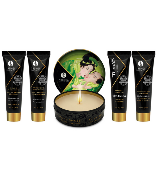 Shunga Geisha's Secret Kit Organica | Luxuriöses Pflegeset in Reisegröße