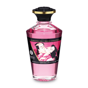 Shunga massagecrème, fruitig aroma, ronde pot, zijdezachte huidverzorging