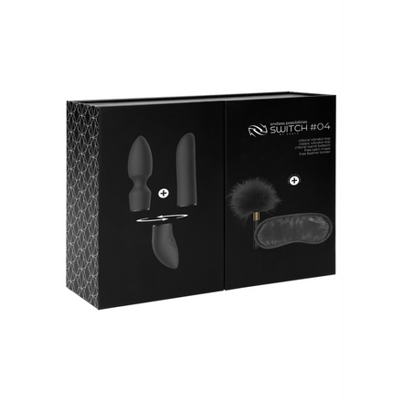 Switch by Shots Black Vibrator with 2 Attachments Power &amp; Style