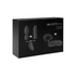 Zwarte Switch by Shots vibrator set in doos voorzijde met productfoto en titel Kracht & Stijl