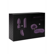 Zwarte productdoos van Switch by Shots vibrator set met clit en classic opzetstukken