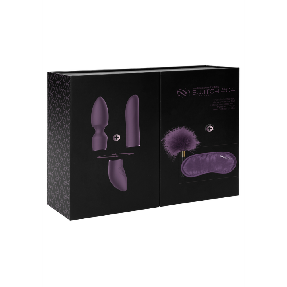 Switch by Shots Vibrator with interchangeable attachments Clit & Classic
