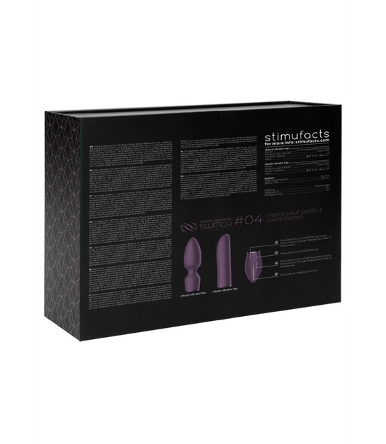 Switch by Shots Vibrator with interchangeable attachments Clit &amp; Classic