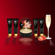 aardbeien smaak, deze set van Shunga biedt alles wat je nodig heb!