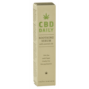 Earthly Body kalmerend serum rollerbal 10 ml in helder amberkleurig flesje met zwarte dop, minimalistisch productshot