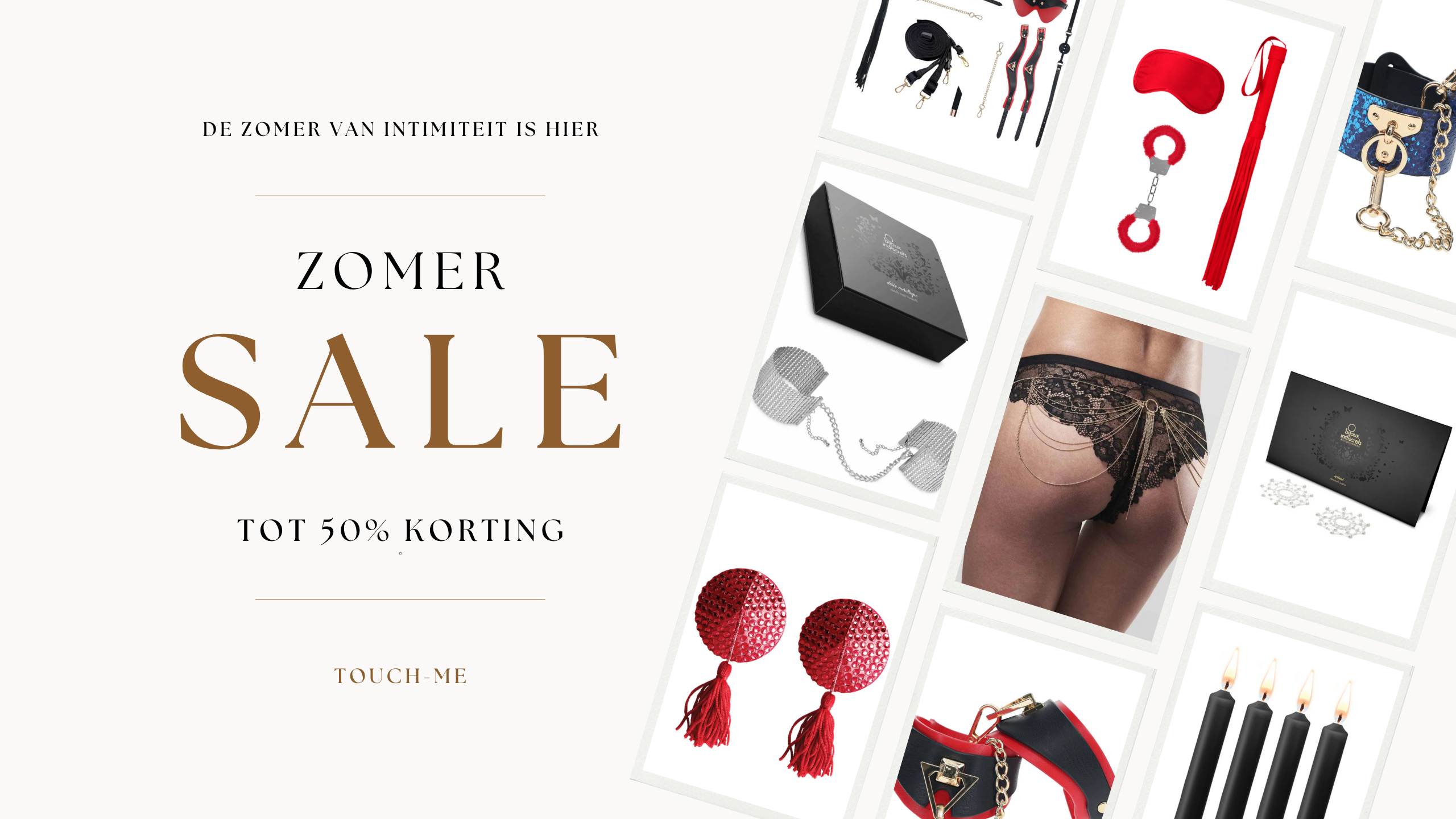 Zomer Sale banner 50% Erotische Accessoires
