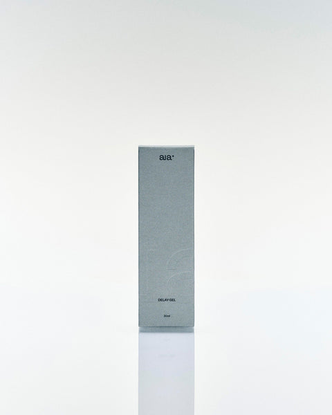 Aia Delay Gel 30 ml met neutrale productverpakking, vegan vertragende gel gemaakt in Nederland