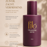 My Own Filo reinigingsspray voor hand en speelgoed 200 ml met tekst Zuiver, zacht, verfrissend