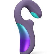 Paarse LELO ENIGMA Double Sonic met turquoise tip en glanzend kleurverloop