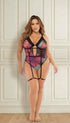 Mapalé Floral Garter Teddy Maat 1XL/2XL