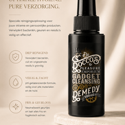 Rocks Off Gadget Cleaner speelgoedreiniger 100 ml in zwarte sprayflacon met tekst Krachtige reiniging