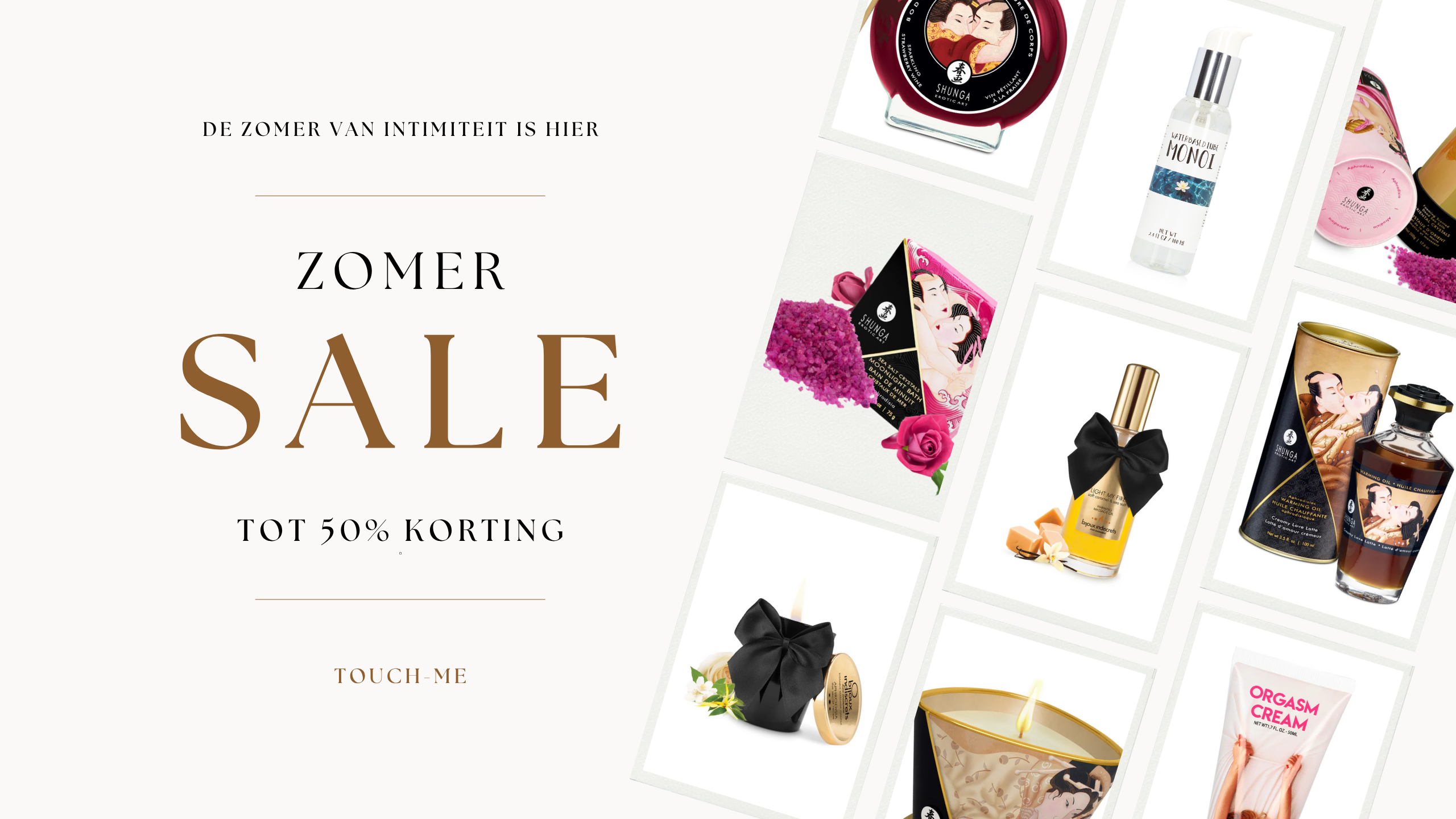 Zomer Sale banner 50% Wellness