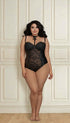 Dreamgirl Lace Teddy Open Cups Maat 1XL